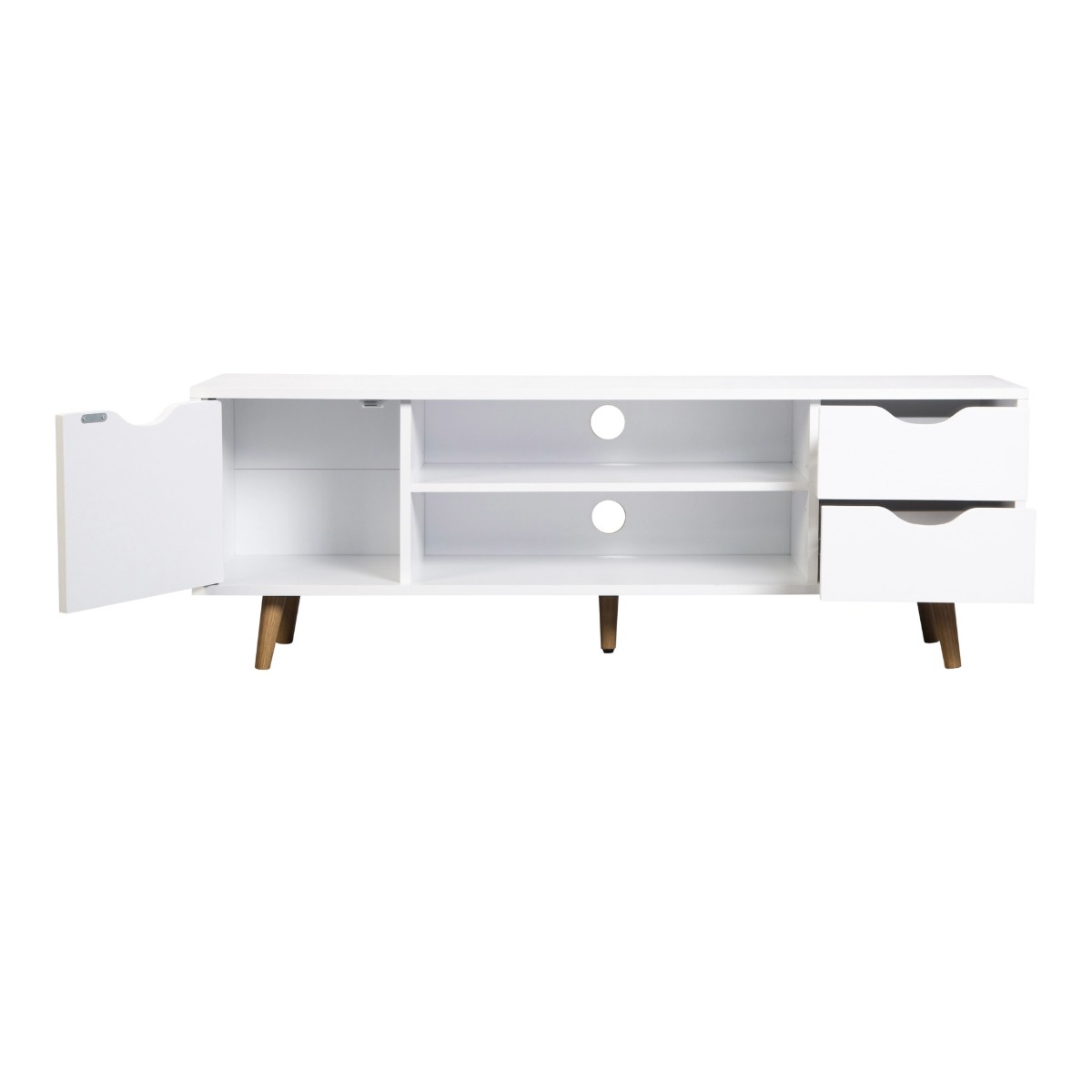 MESA TV FIANO 120 BLANCA HM4555
