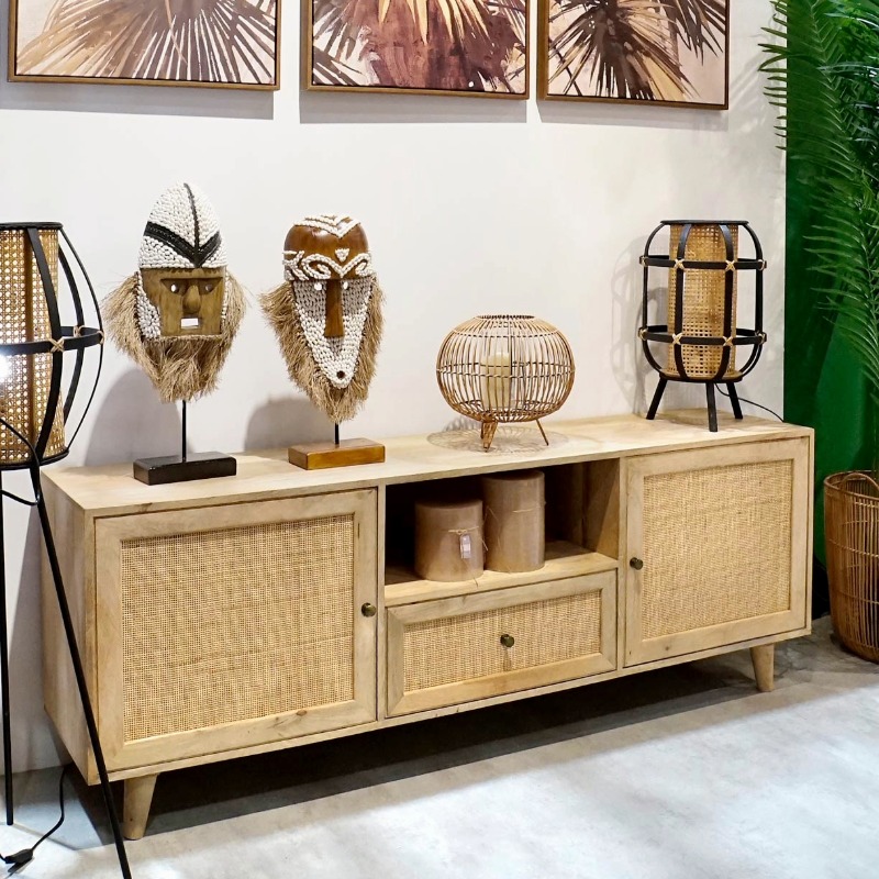MUEBLE TV MANGO RATAN MB-200196