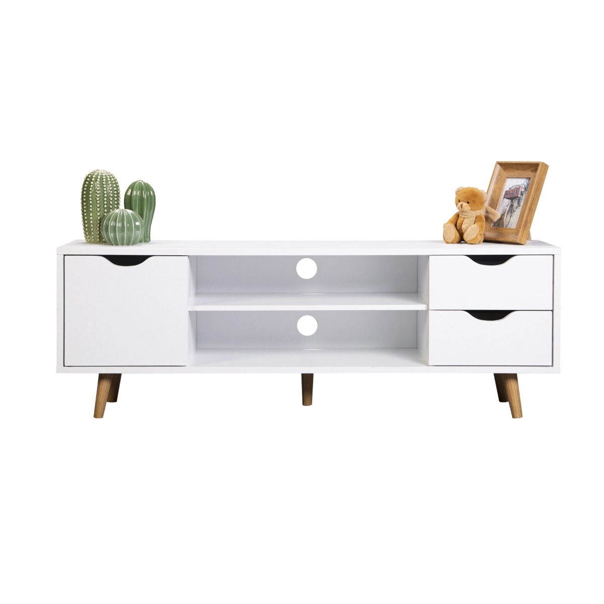 MESA TV FIANO 120 BLANCA HM4555